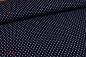 Preview: Blusenstoff, Viscosecreppe, dunkelblau mit Rauten