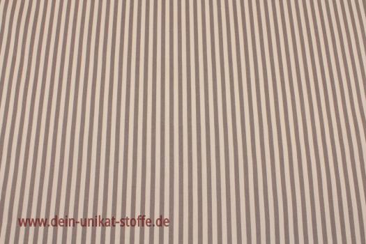 Baumwolle Webstoff Streifen grau
