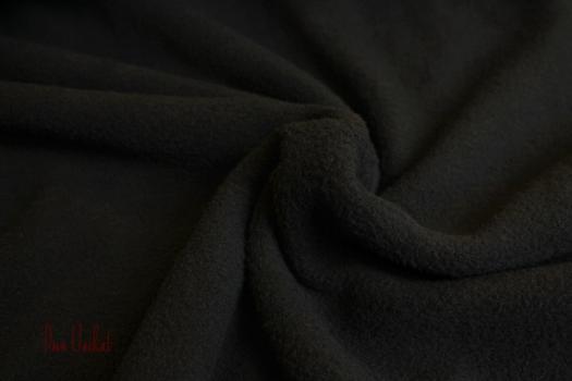 Baumwoll Fleece schwarz