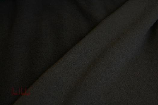 Baumwoll Fleece schwarz