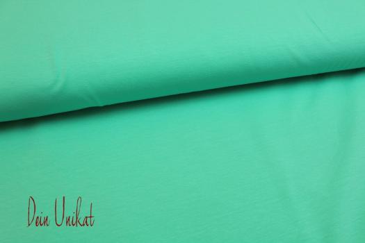 Baumwolljersey Uni Mint
