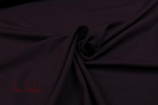 Baumwolljersey Uni Aubergine