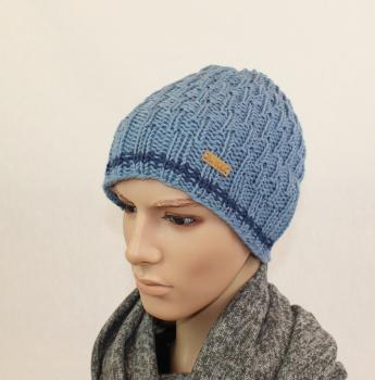 Wintermütze "Alex" in Blau