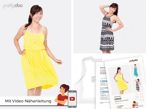 Schnittmuster Damenkleid Coco Pattydoo