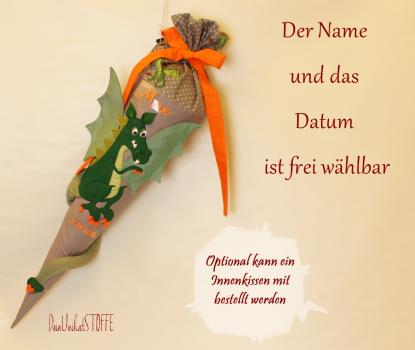 Schultüte, Zuckertüte, Drache