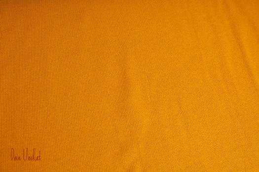 Baumwollstrick Strickstoff Ocker