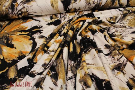 Viskose Jersey Blumen