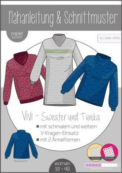 Schnittmuster Sweater Vivi Ki-ba-doo