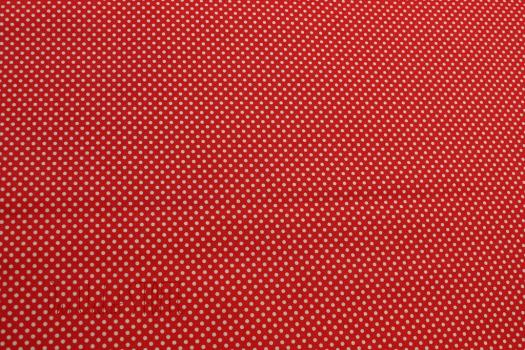 Webstoff Baumwolle Punkte rot