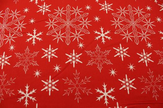 Webstoff Baumwolle Weihnachten