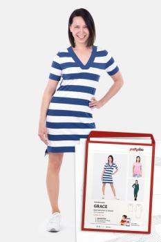 Preview: Schnittmuster Kleid Grace Pattydoo