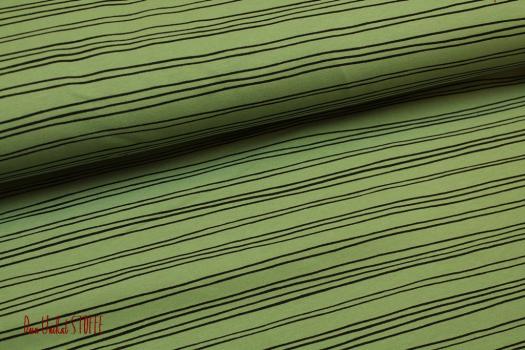 Softsweat grün mit Streifen