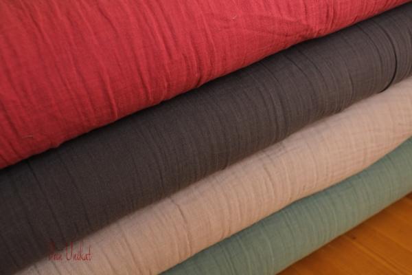 Musselin uni altrosa pastell