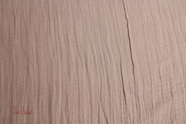 Musselin uni altrosa pastell