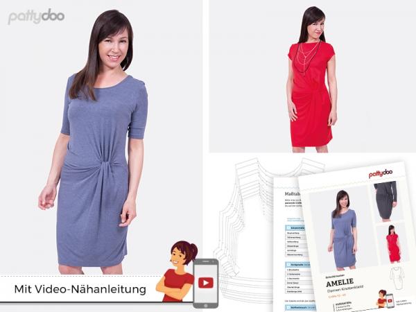 Schnittmuster Damen Kleid Amelie Pattydoo