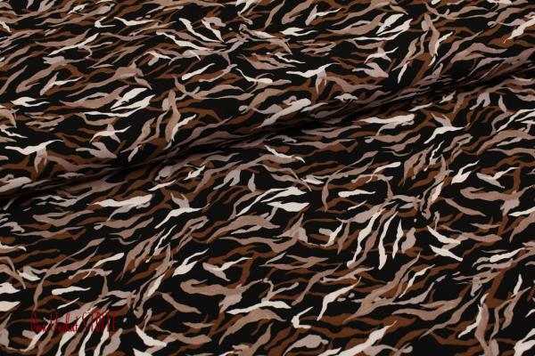 Blusenstoff, Viscose, braun