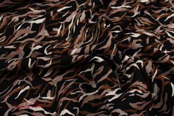 Blusenstoff, Viscose, braun