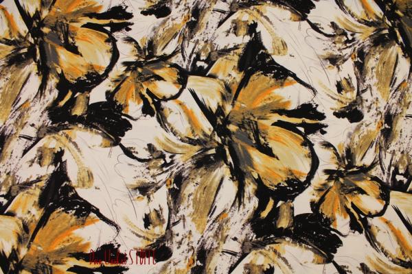 Viskose Jersey Blumen