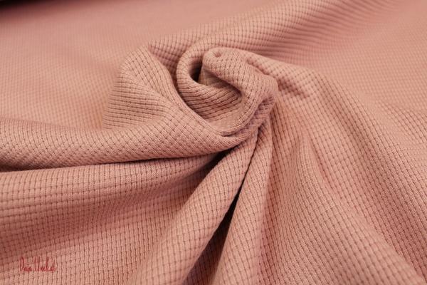 Waffeljersey altrosa